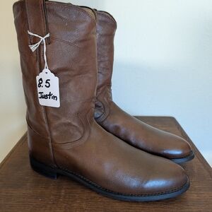 Brown Women's Heeled Boots - Justin Boots. 8.5 B.